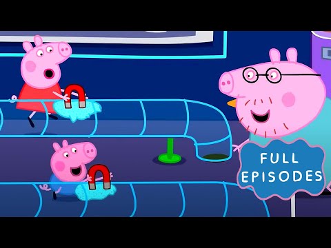 Peppa Pigs Magnet Slime Race | Peppa Pig | Full Episodes | Collection | Cartoons for Kids