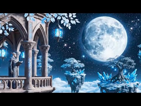 Celtic & Medieval Relaxing Music 4K | Moonlit Elven Observatory – Calm Fantasy Ambience