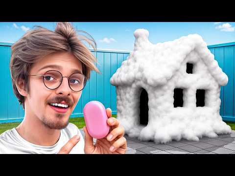 On a construit une maison EN MOUSSE géante (oui vraiment)