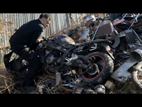 Real Motorcycle Restoration | From Junkyard Scrap to Legendary Yamaha R1