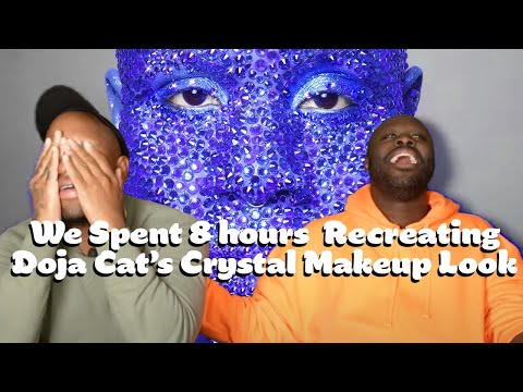 BOMO BEAUTY: Bob and Monet Recreate Doja Cat's Red Stoned Schiaparelli Look