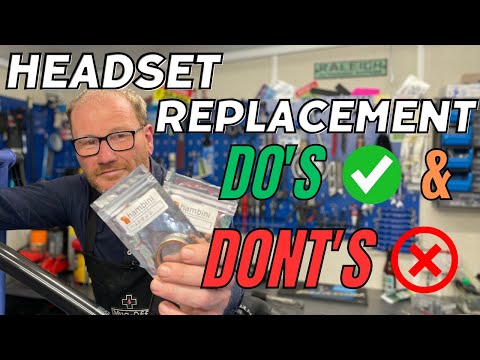 How To Replace Integrated Headset Bearings (AHeadset) - Road Bike Maintenance