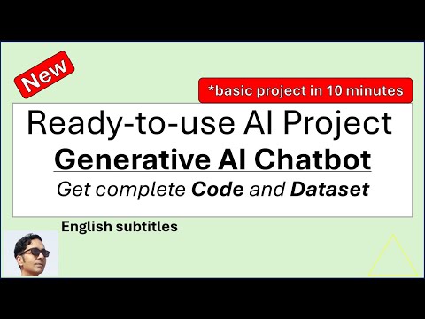 Free Artificial Intelligence AI Project in Python - Generative AI Chatbot
