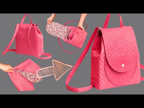 DIY the simplest backpack - I will teach you how to sew it!