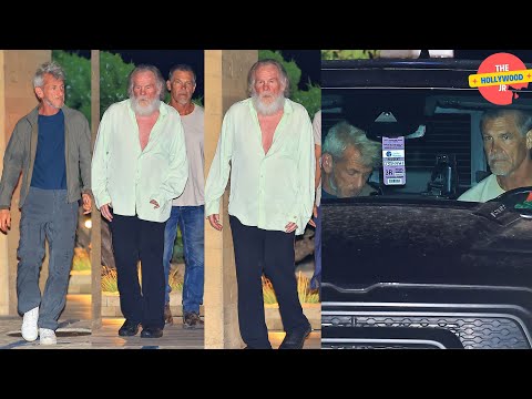 SEAN PENN, JOSH BROLIN, AND NICK NOLTE SPOTTED LEAVING NOBU MALIBU AFTER ENJOYING DINNER!!!