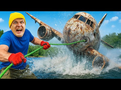 We Found an Abandoned Crashed AIRPLANE UNDERWATER While Magnet Fishing!