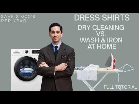 How to Wash & Iron Dress Shirts at Home | Full Tutorial