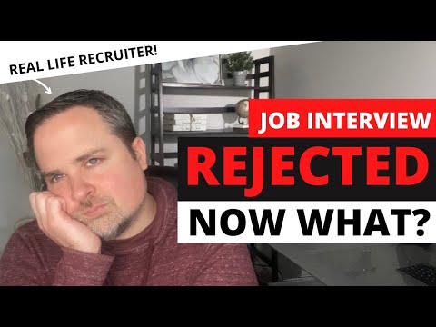 How To Handle Job Rejection After an Interview