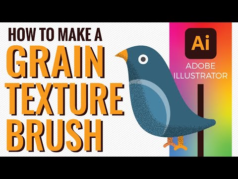 How to create a stipple grain texture brush for shading in Adobe Illustrator