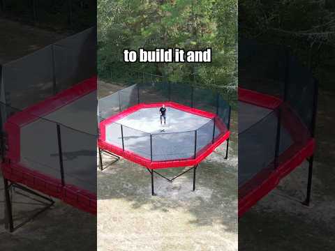 Biggest Garden Trampoline in Texas!
