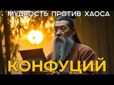 КОНФУЦИЙ: как учение помогло построить ПОРЯДОК и мир!