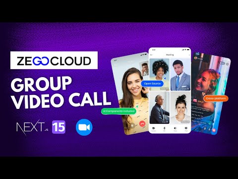 Next.js 15 Video & Audio Call App Tutorial with ZEGOCLOUD Integration