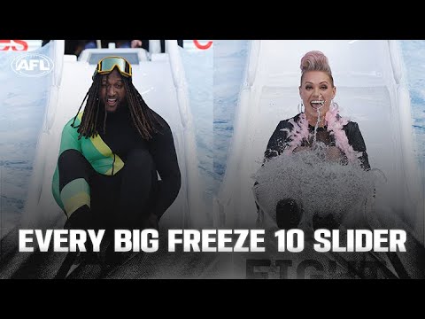 Sport superstars take on the Big Freeze slide | Big Freeze 10 | AFL
