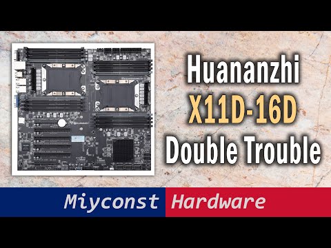 Huananzhi X11D-16D – dual socket LGA 3647 motherboard that I wanted to like