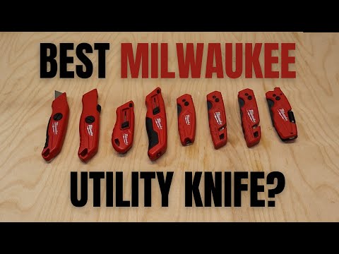 BEST MILWAUKEE UTILITY KNIFE? - Every Milwaukee Utility Knife from Home Depot Reviewed (2021)