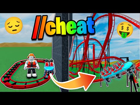I Cheated in a Roblox Build Battle and build the BEST Theme Park! (infinite money)