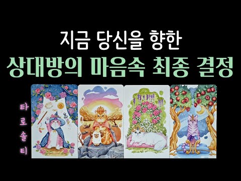 [타로카드/속마음] 지금 당신을 향한 상대방의 마음속 ‘최종 결정’ (+ 감정 층위 분석 / 행동 흐름 / 현실 조언)