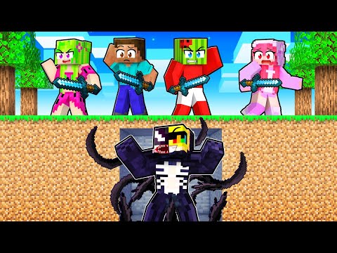 HUNTERS vs VENOM SPEEDRUNNER in Minecraft!