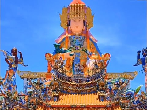 苗栗竹南后厝龍鳳宮湄洲天上聖母大神像.白玉媽祖/114年6月20日