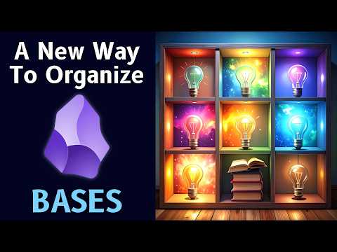 NEW Obsidian Bases Core Plugin 📝 Full Overview + Practical Use Cases