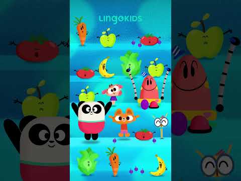 More ABC VEGGIES with @Lingokids #lingokids #forkids #nurseryrhymes #songs #abcd #abcs #shorts