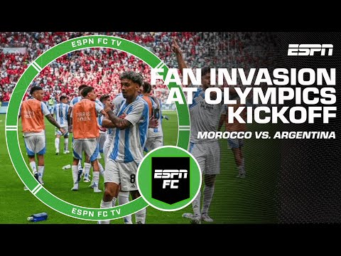 A complete mess! - Julien Laurens on fan invasion in Olympics kickoff | ESPN FC