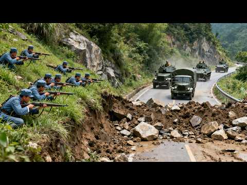 Anti-Japanese film!Eighth Route Army ambushes Japanese troops,wipes them out,and seizes their arms.