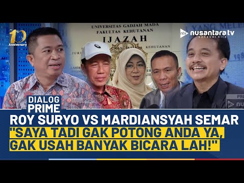 [FULL] Debat Roy Suryo vs Mardiansyah Semar Soal Ijazah Jokowi: Gak Usah Banyak Bicara Lah! | NTV