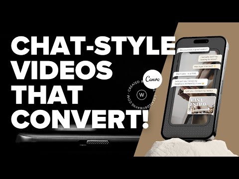 Level Up Your Content: Make Animated Chat Videos in Canva!