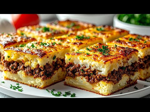 Wie man das leckerste Weihnachts-Rezept schnell macht! Blumenkohl-Hackfleisch Kuchen!❤️