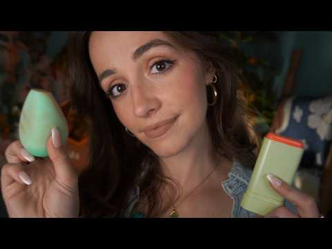 ASMR | Gently Doing Your Makeup (layered sounds, personal attention) π 1 HOUR