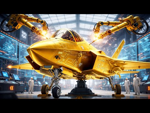 Engineering the 24K Gold F-35: A Stealth Fighter Masterpiece