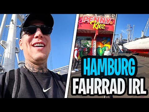 BOOTS-TOUREN, REEPERBAHN & PEINLICHE TTS!😂🚴🏼‍♂️ Fahhrad IRL durch Hamburg! | MontanaBlack IRL