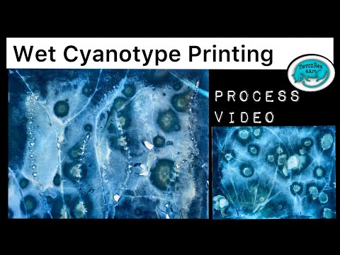Wet Cyanotype Printing: a Process Video