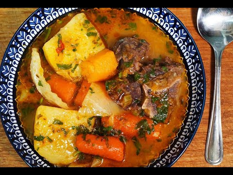 Beef Bone Soup #SoupSeason | CaribbeanPot.com