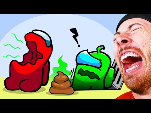 FUNNIEST AMONG US ANIMATIONS! (DO NOT LAUGH CHALLENGE)