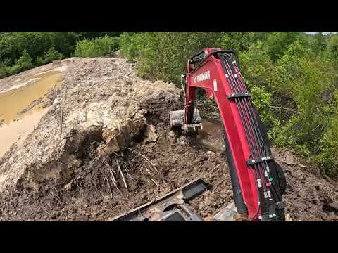 Draining A Huge Flooded Jobsite!