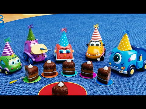 Машинки Мокас 🚕 День рождения Басси 🚙 Развивающие мультики для детей про машинки 🚗