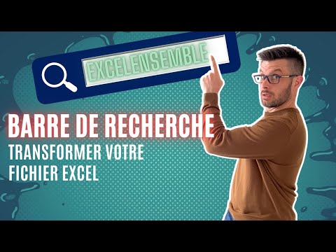 How to create a search bar in Excel quickly and easily