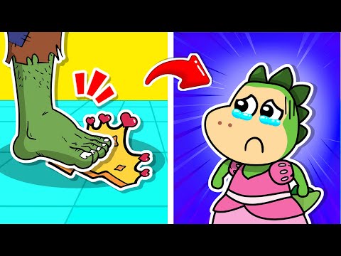 This Halloween Party is too Spooky for Sparkle! 👑 Zombie vs Princess 🎃 Fire Spike Kids Stories