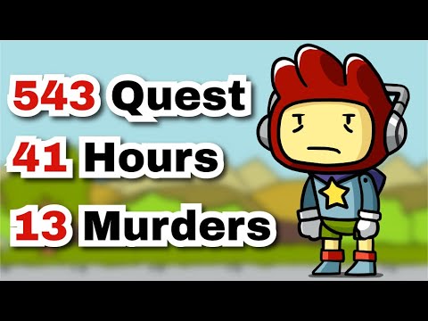 I Spent 41 Hours 100%ing Scribblenauts...