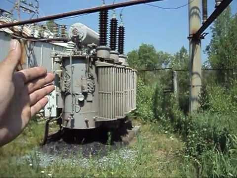 Видеообзор ПС 110/10кВ и работа автоматики ОД-КЗ 110кВ.