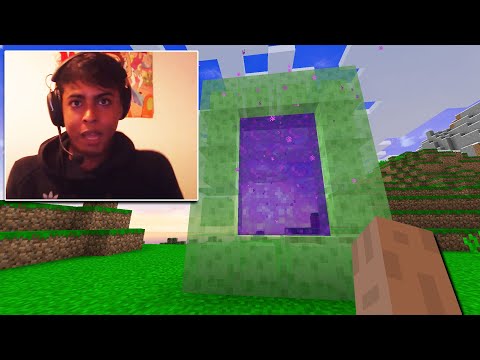 So I tricked my little brother on his first day of playing minecraft...