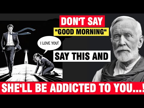 Say THIS and She’ll Fall in Love! 6 GOOD MORNING Phrases to Win Her Heart | Stoicism