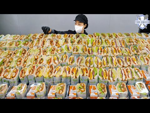 Amazing! How to Make a Chicken & Bacon Sandwich by a Master / Korean street food