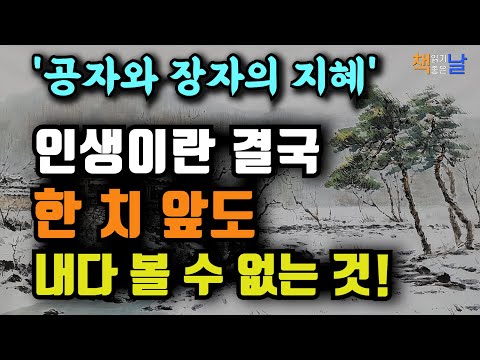 흔들리는 삶 앞에서 지혜는 어떻게 중심을 잡아주는가, 공자와 장자의 삶의 지혜, 책읽어주는여자 오디오북 책추천 korean audiobook