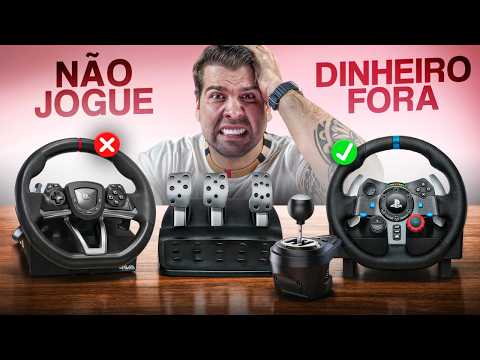 Volante Gamer BARATO é Armadilha? A Verdade em 2026 - (99% Erra na Compra!)