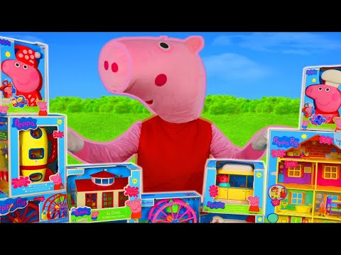 ألعاب الخنازير في منزل الشجرة للأطفال