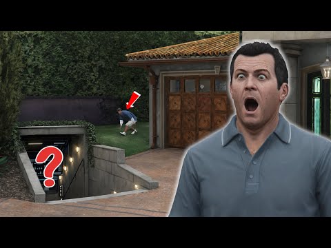 Franklin Finds Michael’s SECRET Underground Base!