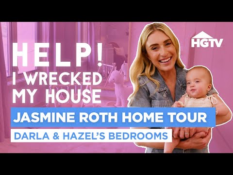 Inside Jasmine Roth’s Daughters’ Dream Bedrooms - Home Tour | Help! I Wrecked My House | HGTV